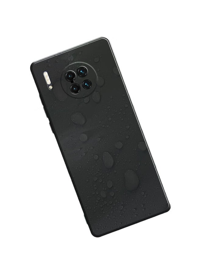 Hotfire Huawei Mate30 Pro Phone Case, Huawei Mate30 Pro 5G Protective Cover, Full Lens Protection Upgraded Liquid Matte Anti-Drop Slim Soft Case For Men And Women - Midnight Black - Image 1