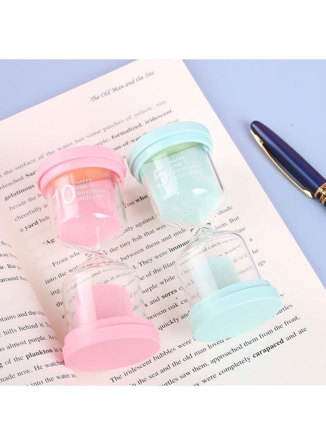 هومستر 4 حزمة موقتات الرمل للأطفال والفصول الدراسية - مجموعة ساعات الزجاج متعددة الألوان ، 5 ، 10 ، 15 ، 30 دقيقة إدارة الوقت للأطفال تنظيف الأسنان ، الواجبات المنزلية ، التدريس المدرسي ، المنزل والمطبخ موقتة هادئة - Image 5