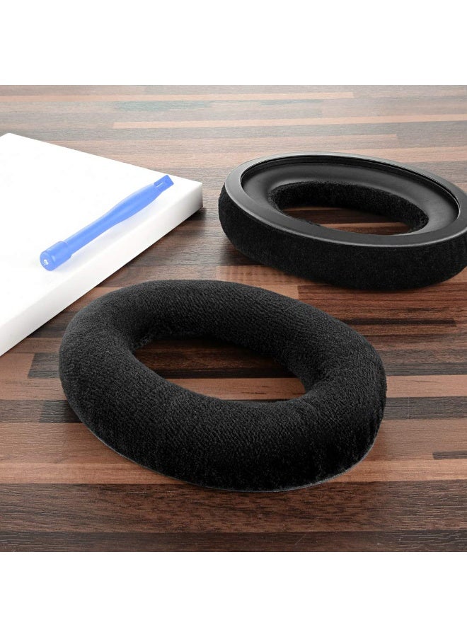 KISSUN Comfort Velour Replacement Ear Pads for Sennheiser HD560S, HD515, HD518, HD555, HD558, HD559, HD569, HD579, HD589 Headphones Ear Cushions, Headset Earpads, Ear Cups Repair Parts (Black) - Image 4