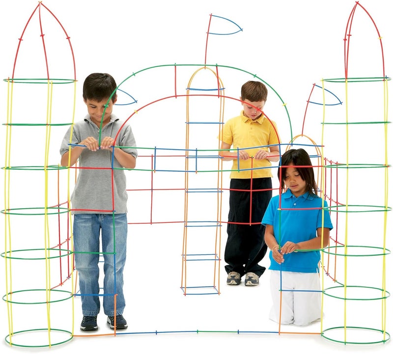 Roylco Straws and Connectors 705 Piece Building Set for Creative Play - Image 2