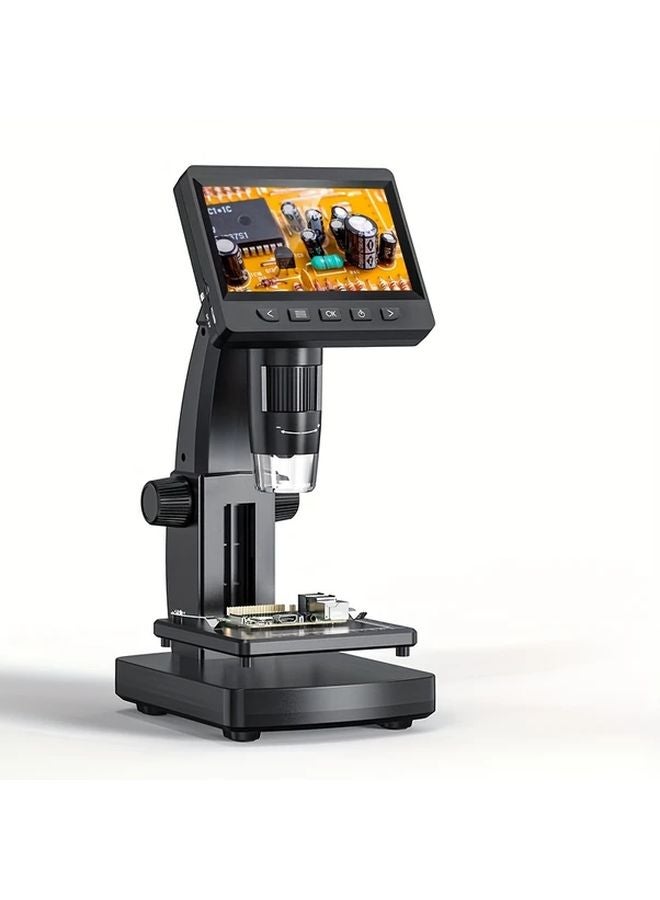 1000X Digital Microscope 8 LED Computer Electron Biological Black Real Shot Rendering - Image 1