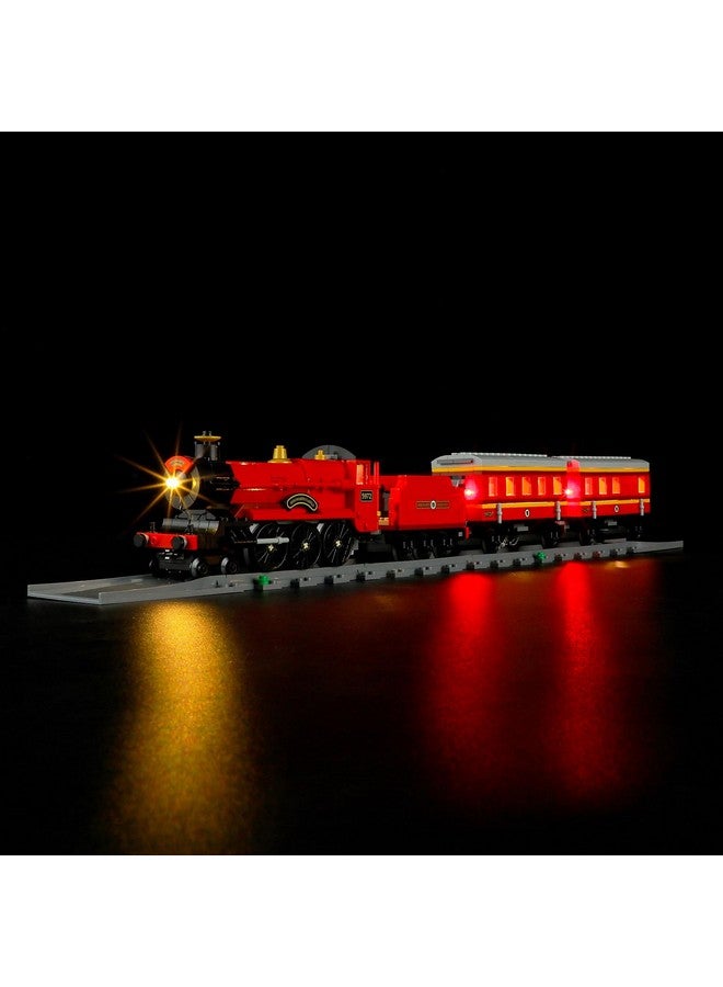 BRIKSMAX طقم إضاءة LED من BRIKSMAX لمجموعة قطار هوجوورتس - 76423 مع محطة هوغسميد - متوافق مع نموذج كتل بناء ليغو هاري بوتر - لا يتضمن مجموعة ليغو - Image 4