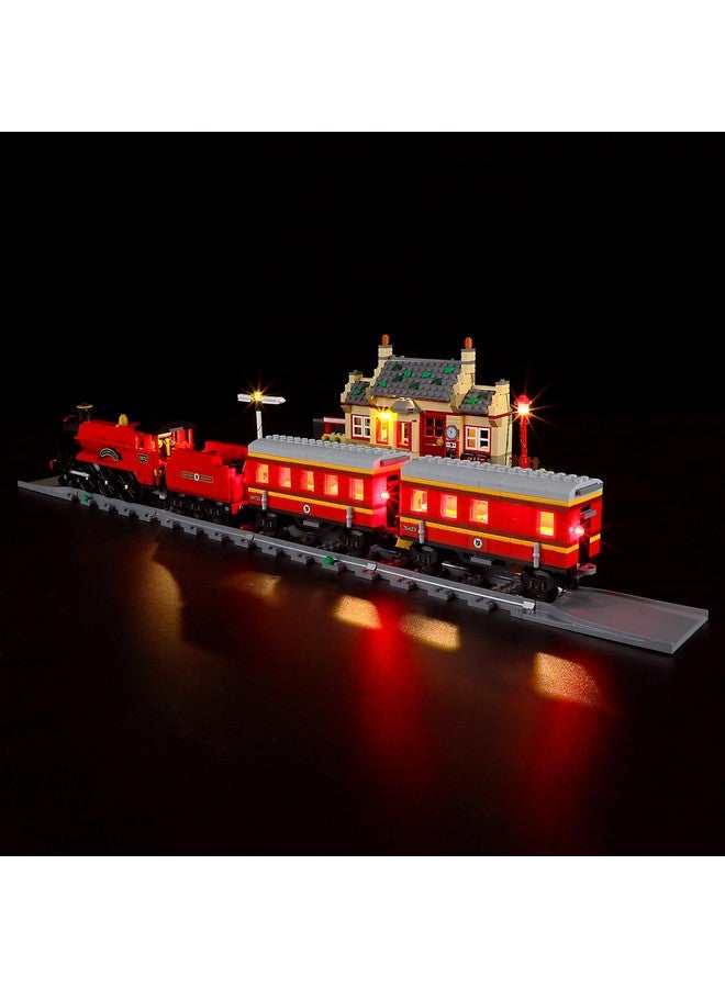 BRIKSMAX طقم إضاءة LED من BRIKSMAX لمجموعة قطار هوجوورتس - 76423 مع محطة هوغسميد - متوافق مع نموذج كتل بناء ليغو هاري بوتر - لا يتضمن مجموعة ليغو - Image 2