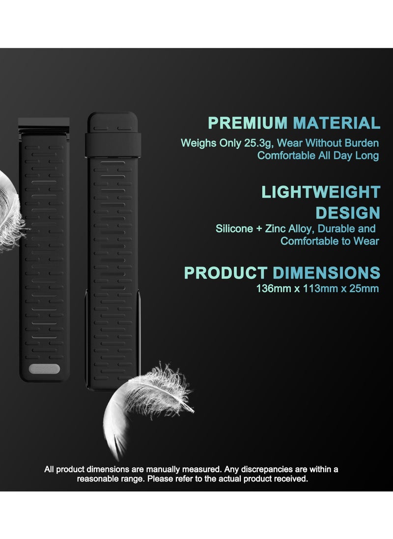 TEMPO Silicone Replacement Band Compatible with Whoop 4.0 Wearable Fitness & Activity Tracker, Durable, Comfortable & Breathable and Adjustable Wristband Replacement Strap Easy to Use and Perfect for Every Occasion  - Image 3