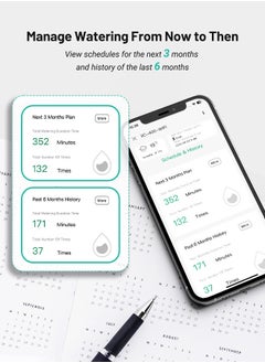 INKBIRD INKBIRD Smart Sprinkler Controller IIC-400-WIFI – 4 Zones Automated Irrigation System with 2.4G WiFi Control, Rain Skip, App Monitoring, Perfect for Gardens, Lawns & Patios - Effortless Watering Management  - Image 5