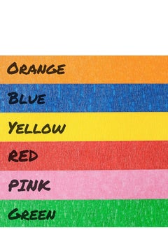 Y&D Colored Masking Tape Lakobos, Painters for Arts and Crafts, 6 Pack, Drafting Tape, Craft Labeling Paper Artist Art  - Image 3