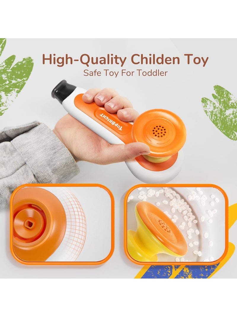 Zikra 3-in-1 Montessori Toy for Toddler with Whistle, Ball Blowing, Floating Blow Pipe Balls – Sensory Baby Toy, Fine Motor Skills, Learning Educational Toy for Boys Girls Gifts - Image 5