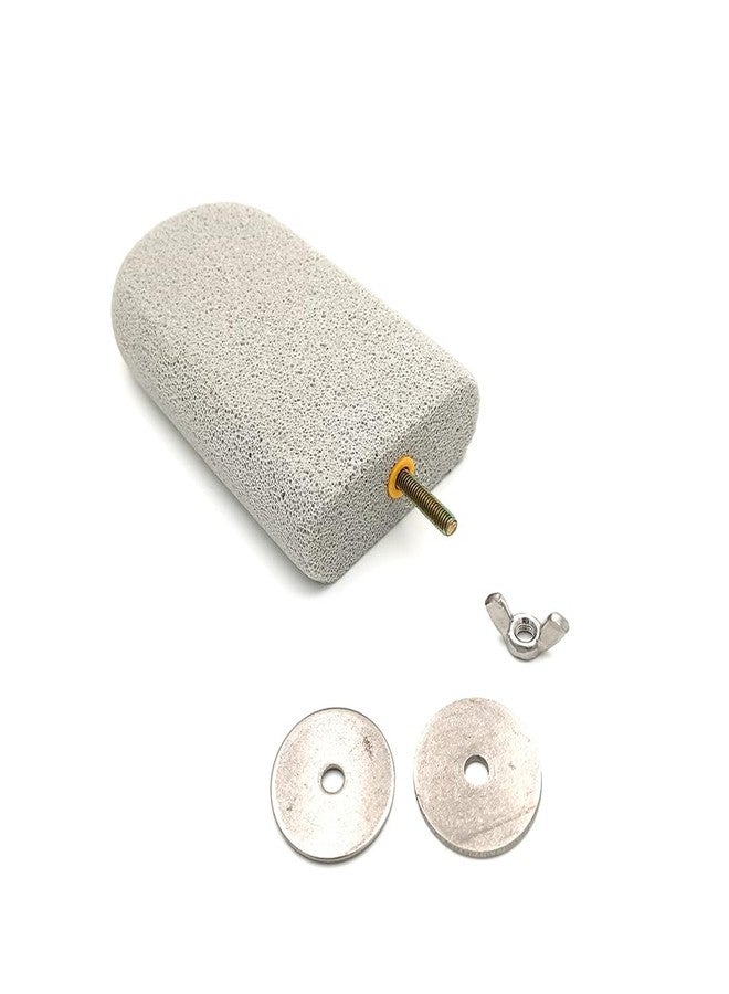 Shelltech Pumice Ledge Lava Ledge for Birds Chinchillas, Climbing Ledge Teeth Grinding Beak Grinding Block Perch Stand for Hamsters Chinchillas Parrots (L-2 Pack) - Image 4