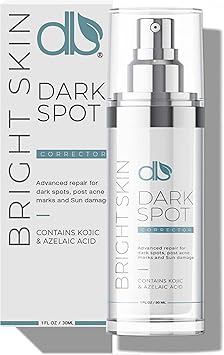 db مصحح بقع داكنة db Bright Skin للوجه والجسم 30 مل يقلل من تغير اللون الناتج عن حب الشباب وأضرار الشمس والشعر الناشئ والمزيد تركيبة غير محددة للجنس للرجال والنساء - Image 1
