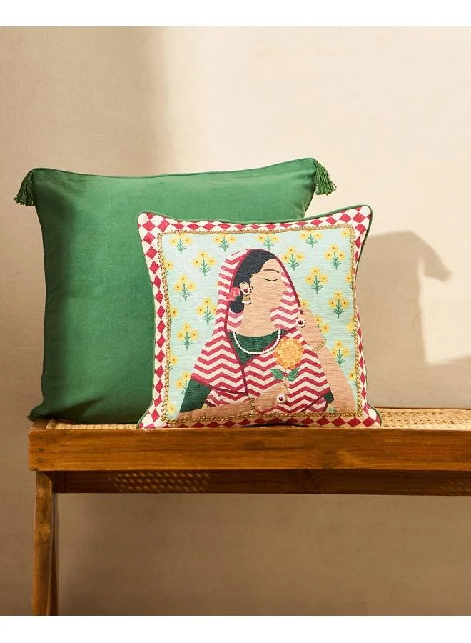 Rani Cushion Cover, 16" | Palace Memoirs