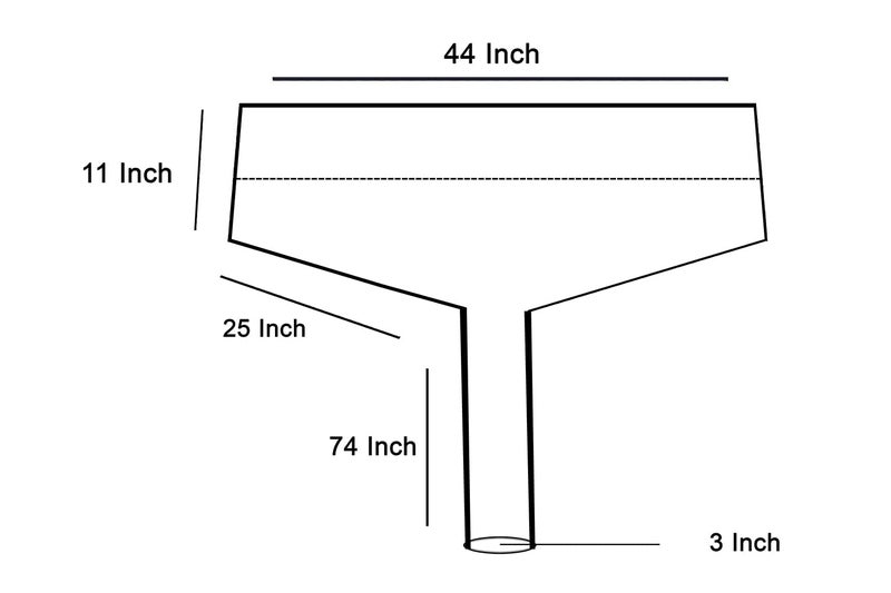Da Anushi Split Ac Service Wash Bag Cover Cleaning Cover Waterproof Indoor Unit Cover Bag W/ Drain Outlet Ac Service Wash Bag Cover For 1.5 Ton To 2 Ton Ac(Transparent)-Polyvinyl Chloride,111.7 Cm,25" - Image 5