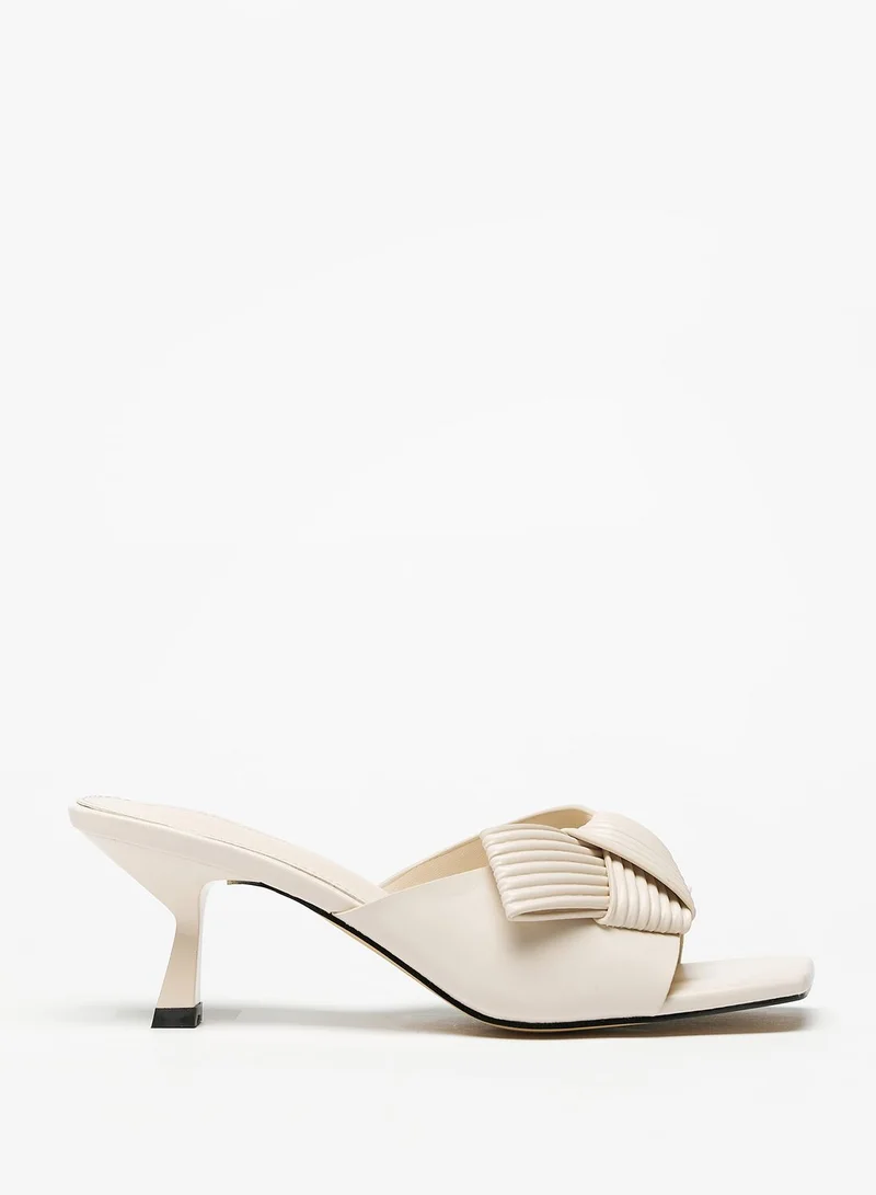 shoexpress Open Toe Mid Heel Sandals