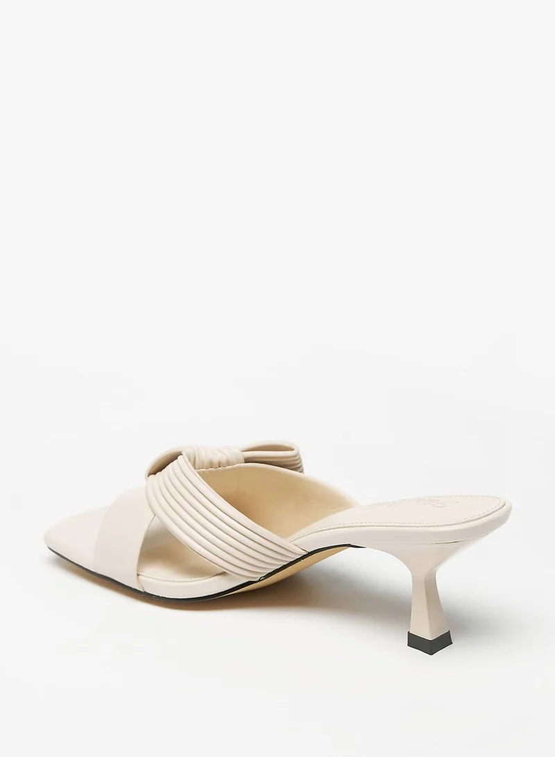shoexpress Open Toe Mid Heel Sandals