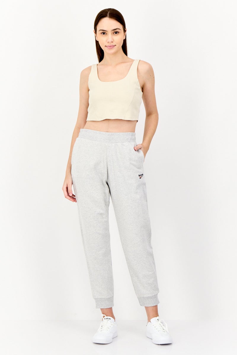 Reebok Women Sportswear Fit Outdoor Sweatpants, Grey - Image 2
