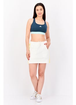 adidas Originals Women Sportswear Fit Brand Logo Training Skirts, White  - Image 4
