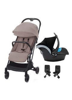 Kinderkraft Indy2 Baby Stroller With Mink Car Seat - Calm Beige  - Image 1