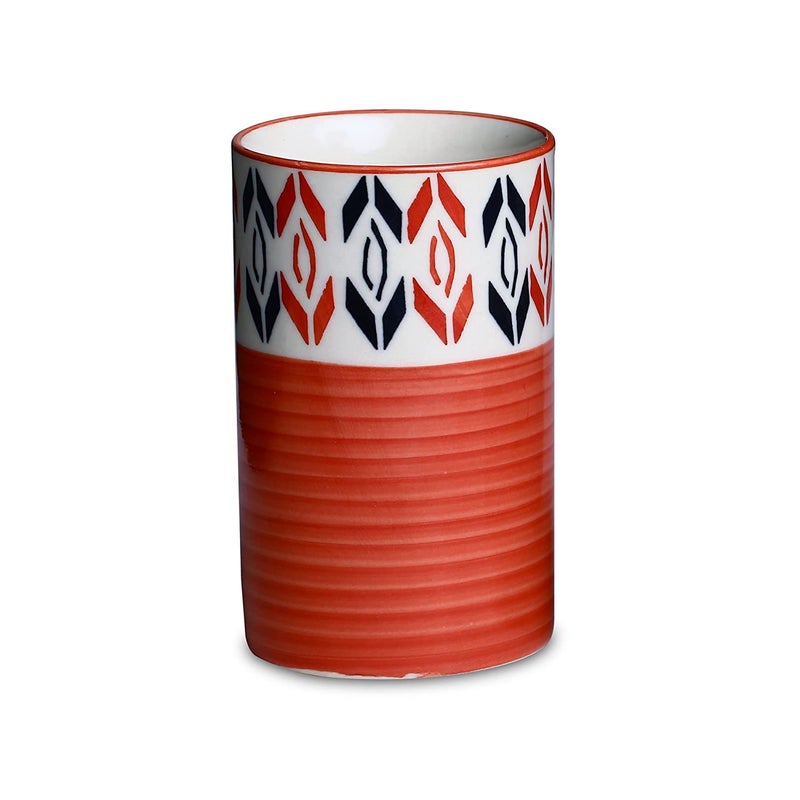 caffeine Ceramic Handmade Arrow Pattern Combo Set (Set of 10pcs) - Image 3