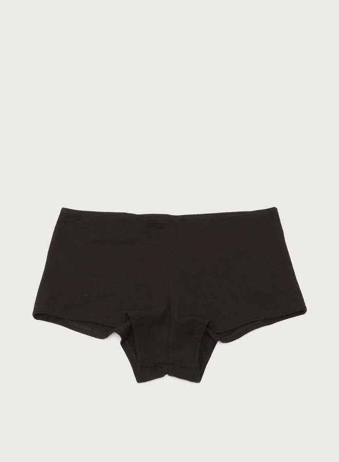 Splash FAV  Set of 5 - Boyshorts with Elasticated Waistband and Antibacterial Protection for Women | Best Price UAE