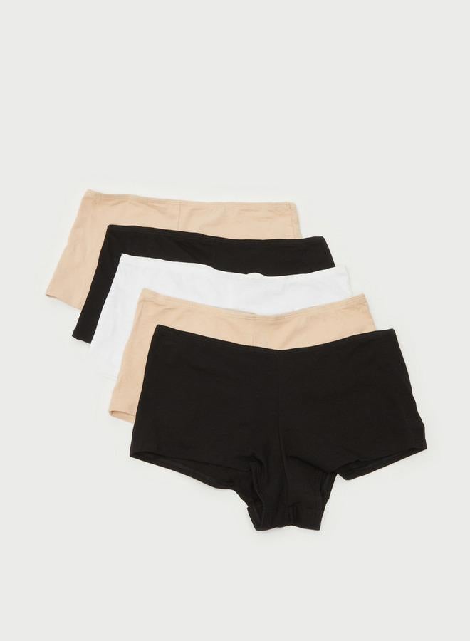 Splash FAV Set of 5 - Boyshorts with Elasticated Waistband and Antibacterial Protection - Image 1
