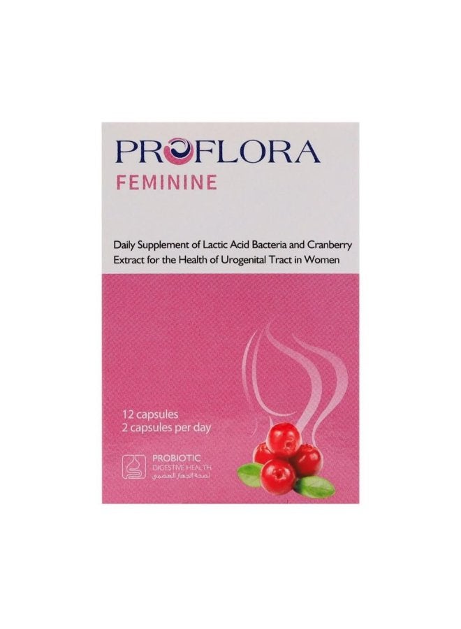 Proflora Feminine Capsules 12 Pieces - Image 1
