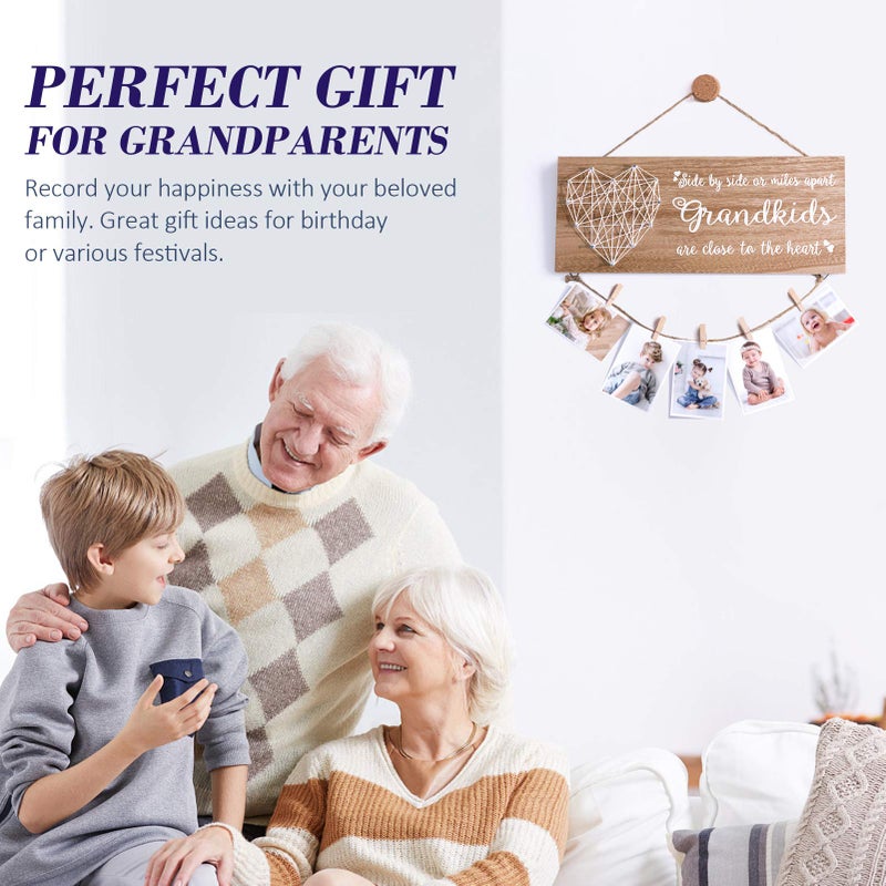 Asoulin Best Grandma Gifts Christmas Gifts for Grandma Picture Frame  Nana Birthday Gifts for Grandma from Grandchildren Granddaughter Grandson  Grandkids Photo Holder Grandpa Gigi Nana Gifts for Thanksgiving - Image 2