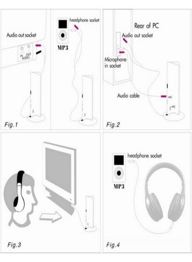 Hi-Fi Wireless Headphone FM Radio - Image 3