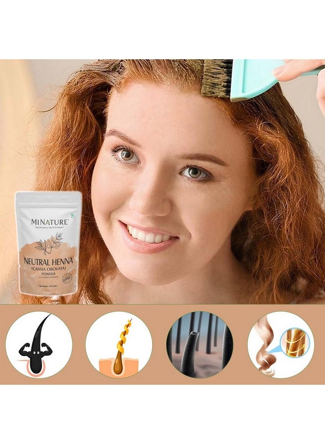 ميناتور مسحوق الحناء الطبيعي من مي نيتشر (كاسيا أوبوفاتا) لترطيب الشعر | لا يضيف أي لون للشعر | قناع العناية بالشعر وفروة الرأس من مسحوق الحناء العشبي النقي بنسبة 100% | للجنسين | 227 جم (8 أونصة) - Image 3
