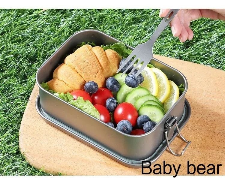 Titanium Lunch Box for Outdoor Camping - Image 5