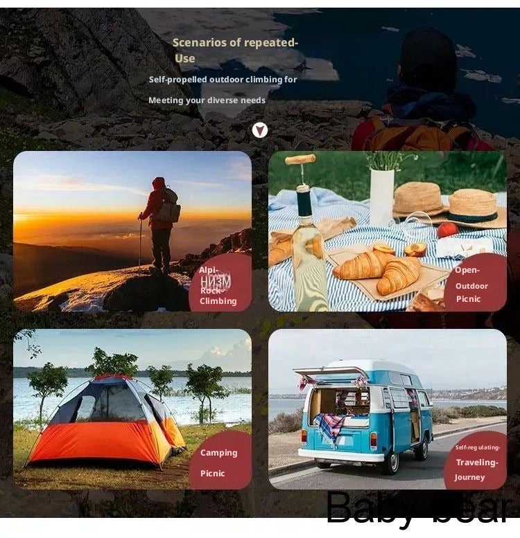 Titanium Lunch Box for Outdoor Camping - Image 3