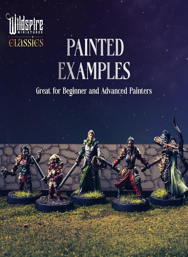 Wildspire Classic Heroes - Mercenary Band I- 25 Paintable Characters for DND Miniatures Bulk I 28mm Dungeons Dragons D&D Miniatures I DND Minis D&D Figures Dragons Figures Pathfinder Compatible - Image 5
