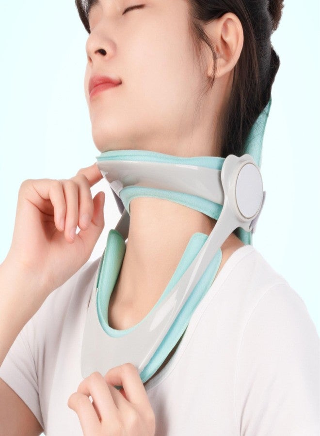 Srliya دعامة رقبة ناعمة، قابلة للتعديل بزاوية 360 درجة، تمنع انحناء الرأس بتصميم مريح، مناسبة للطلاب وموظفي المكاتب. - Image 3