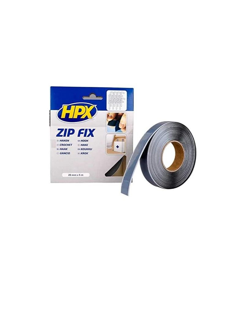 HPX Self-adhesive Velcro Tape Hook (20mm X 5m) - Image 1