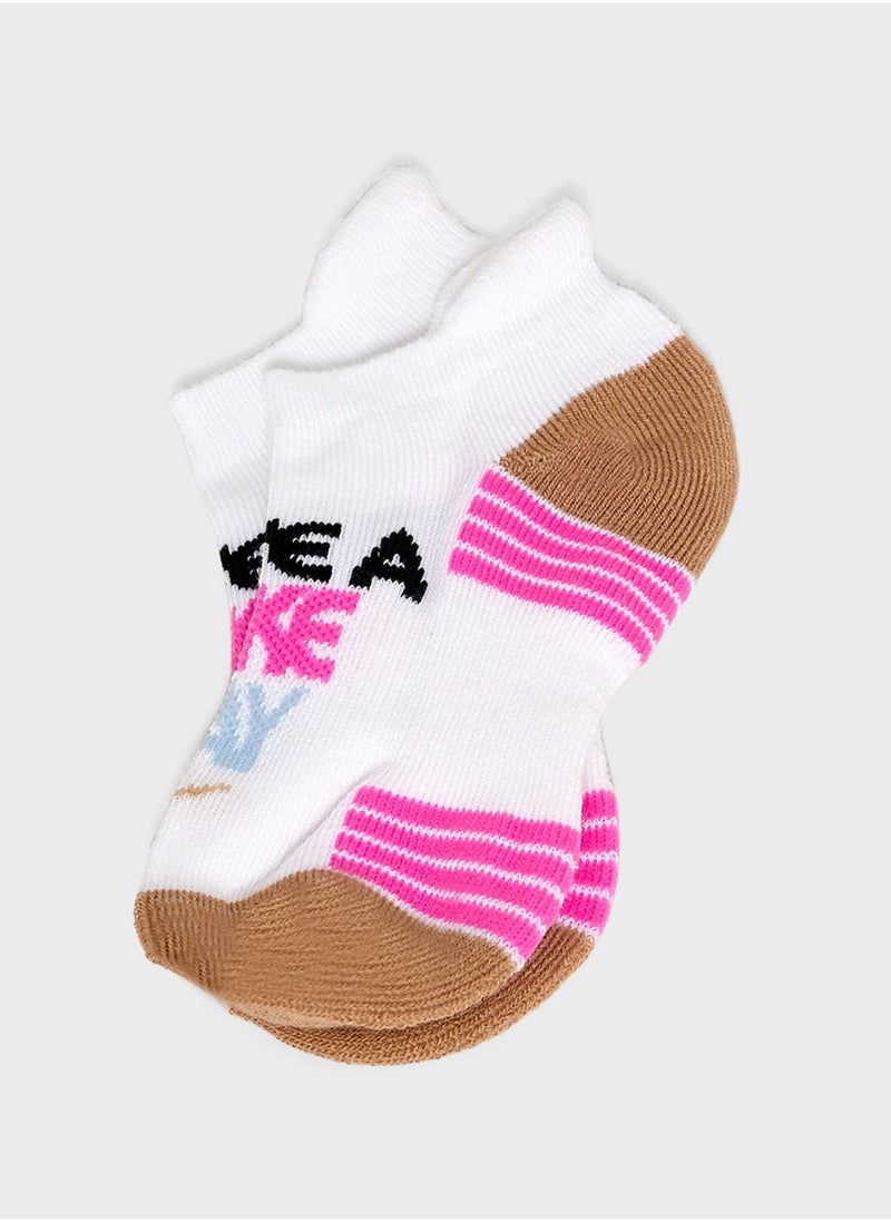 Nike - Kids 6 Pack Block Pull On Socks - Image 1