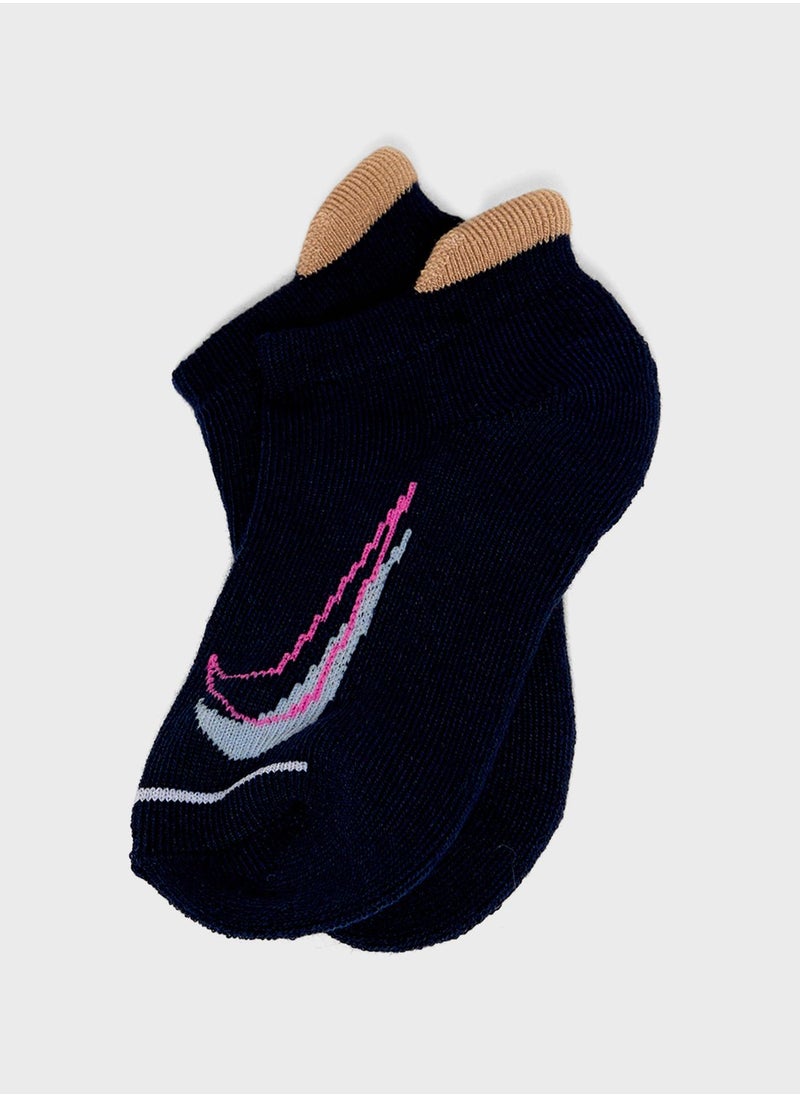 Nike - Kids 6 Pack Block Pull On Socks - Image 1