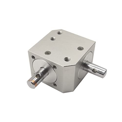 PGFUN 1:1 Right Angle Tapered Bevel Gearbox Mini 1 Module 20 Teeth 90° Angle Drive Steering Gear Device Simple Mechanical DIY Module with 8mm Shaft - Image 1