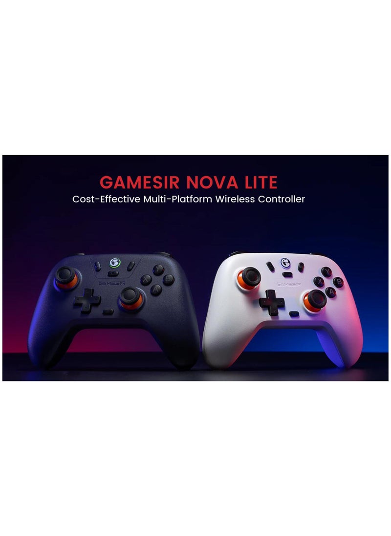 Generic Classic Wireless Gamepad GameSir Nova Lite Multiplatform Bluetooth Game Controller for PC, Steam, Switch, iOS, Android Hall Effect Sticks Dual Rumble Motor Precision-Tuned Analog Triggers 600mAh Bat  - Image 5