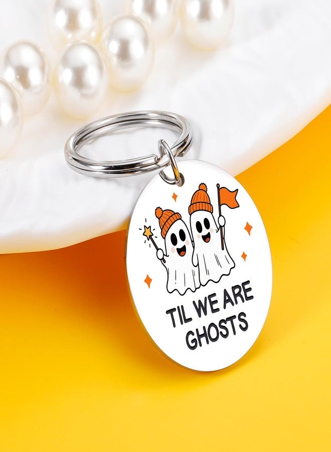 TI-EDC Halloween Boo Basket Stuffers for Couples Boyfriend, Spooky Basket Keychain for Women, Fall Gifts for Him Her (style 1) - Image 2