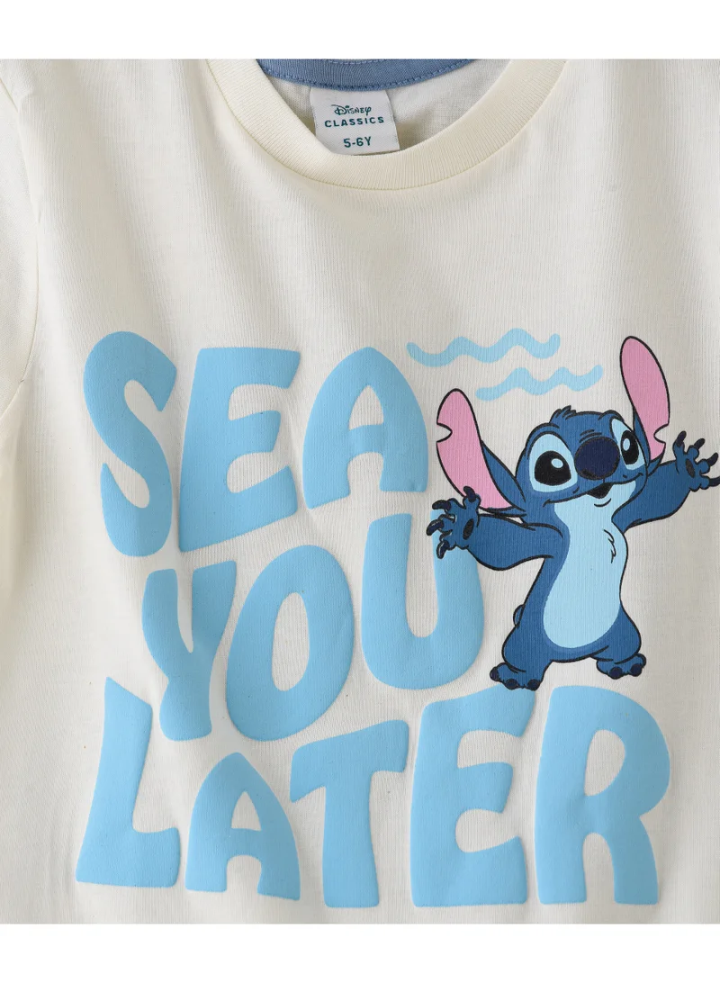 ديزني Disney Tshirt for Boys | Casual Wear with Cotton Jersey Fabric | Regular Length