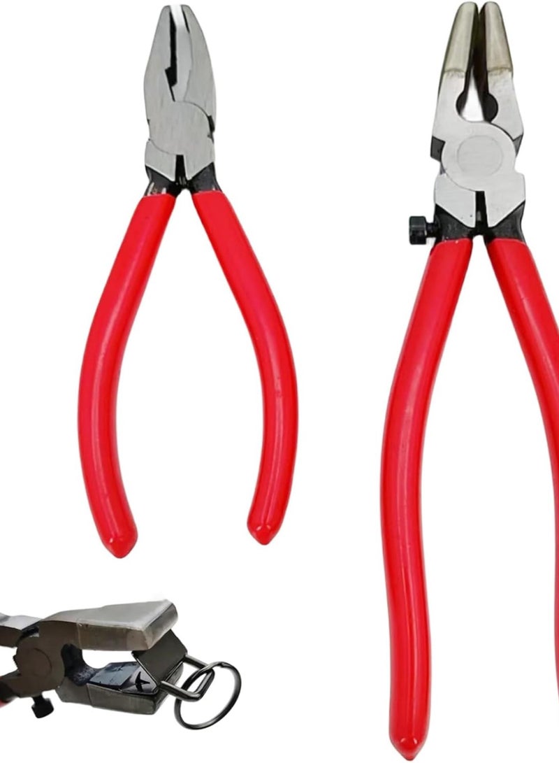 GGOOT 2Pcs Glass Running Pliers Heavy Duty Portable Sturdy Iron Running Pliers for Glass Cutting and Hardware Install Home Garden Tools - Image 2