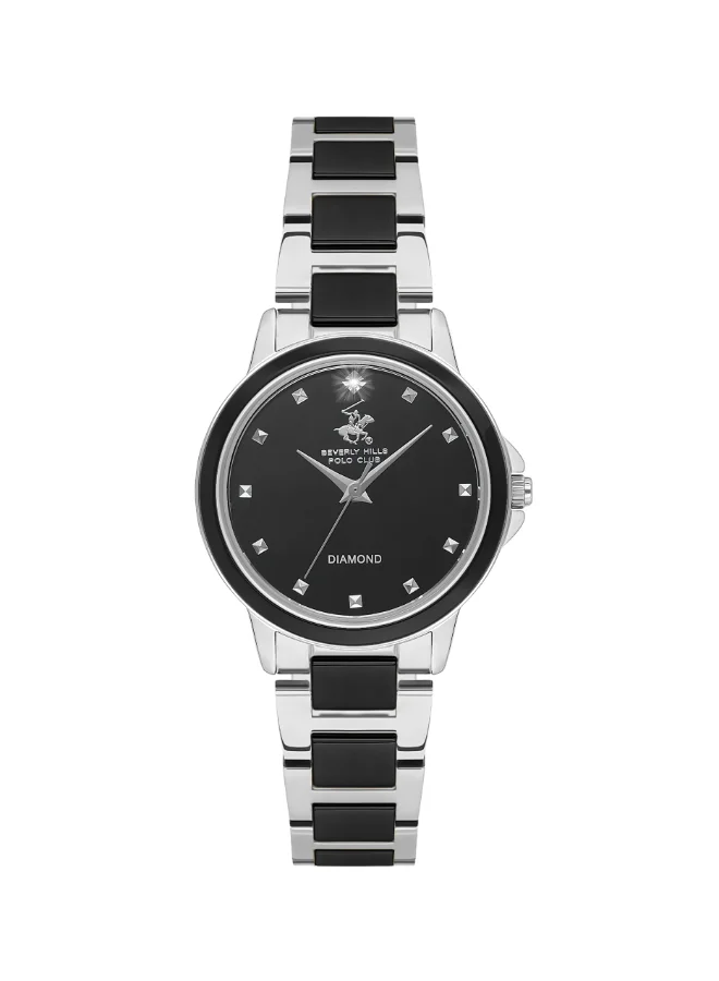 بيفرلي هيلز بولو كلوب Polo Club Women's Watch, Analog Display and Metal Strap - BP3602C.350, Silver