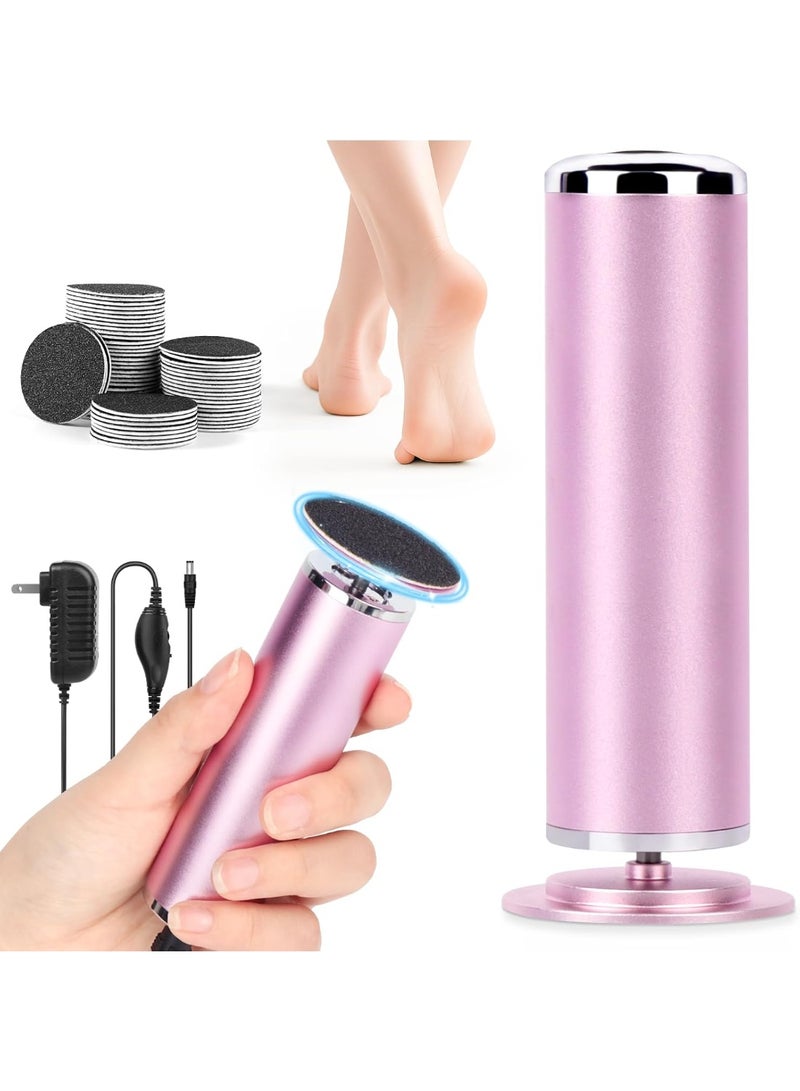 Foot Callus Remover Professional 800rpm Electric with 60 Sandpaper Discs, 4.8-inch Aluminum Foot Callus Remover and Stepless Speed ​​Dead Skin Foot File - Image 1