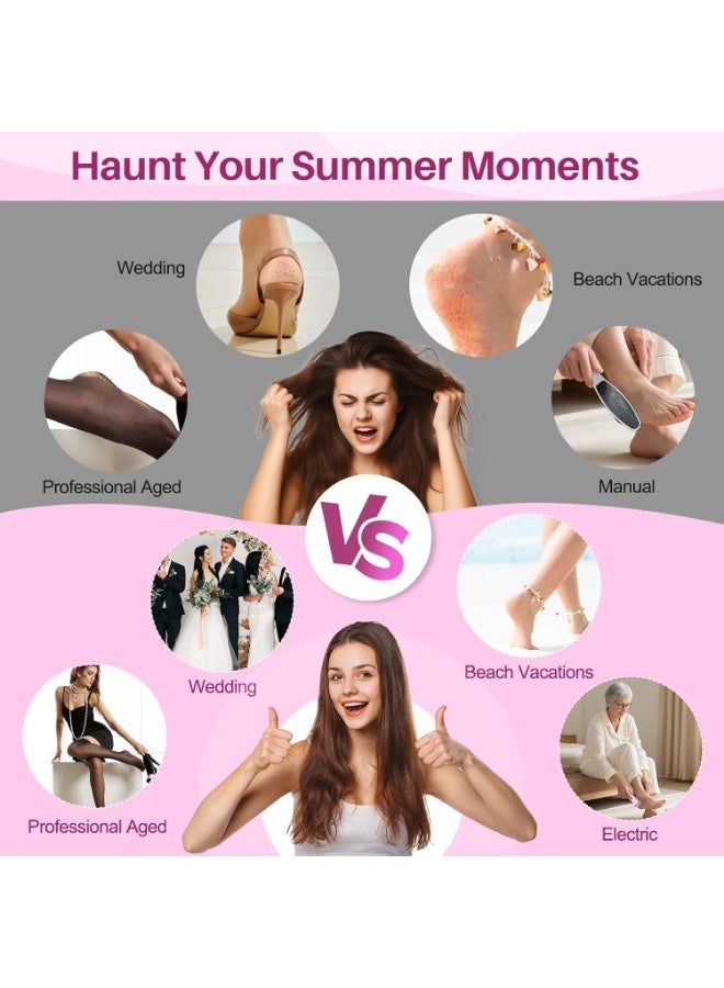 Foot Callus Remover Professional 800rpm Electric with 60 Sandpaper Discs, 4.8-inch Aluminum Foot Callus Remover and Stepless Speed ​​Dead Skin Foot File - Image 2