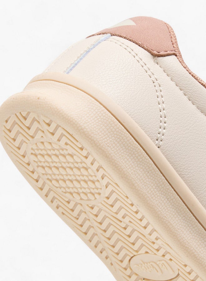 Lee Cooper Girl's Logo Detail Sneakers with Lace-Up Closure - Image 5
