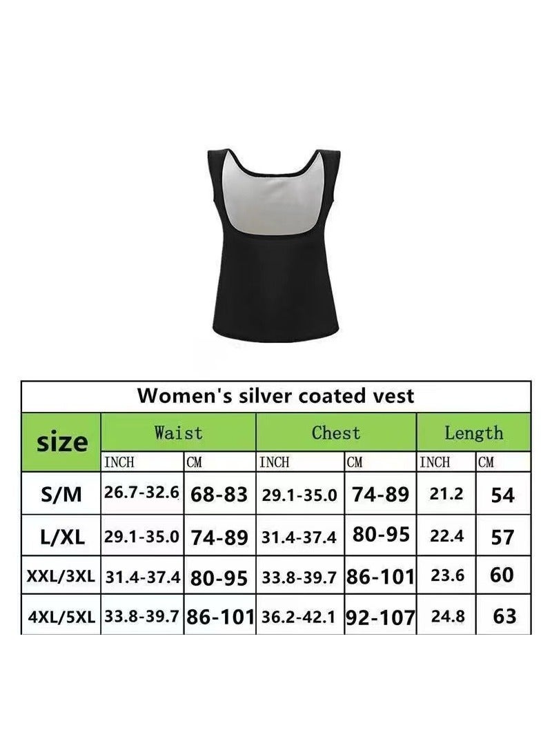 FASHION HOME Sauna Vest for Women Waist Trainer Vest Sauna Sweat Suit Shirt Slimming Tank Top Shaper - Image 5