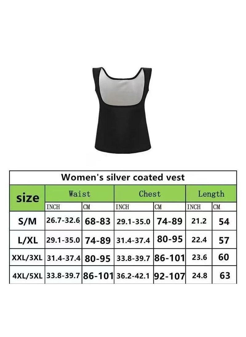 FASHION HOME - Sauna Vest for Women Waist Trainer Vest Sauna Sweat Suit Shirt Slimming Tank Top Shaper - Image 1