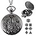 Banloga DD Dice Set7PCS Metal Dice for Dungeons and DragonsMini Dice Set with Pocket Watch CaseRole Playing Board Games Accessories Dragon Black - Image 2