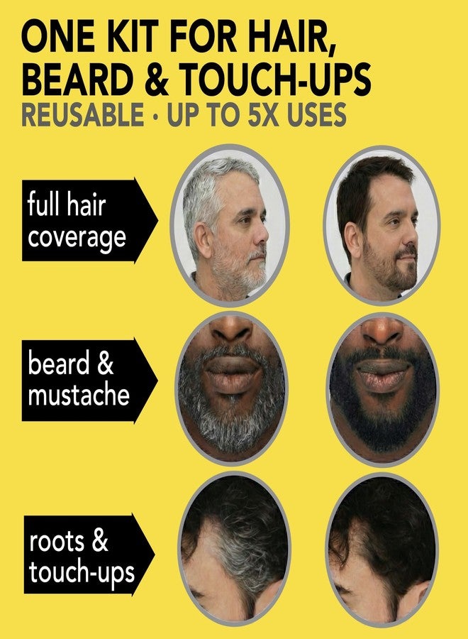 CLEVERMAN Reusable Hair & Beard Dye for Men - Dark Blond | Up to 5 Uses, 7 Minutes | Natural Gray Coverage, No-Drip Cream with SkinArmour® - Cleverman - Image 2