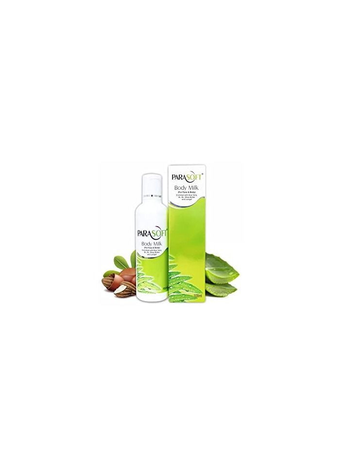 Parasoft Daily Nourishing Body lotion with Aloe Vera Shea Butter Vitamin B3 & B6  (100 ml) - Image 5