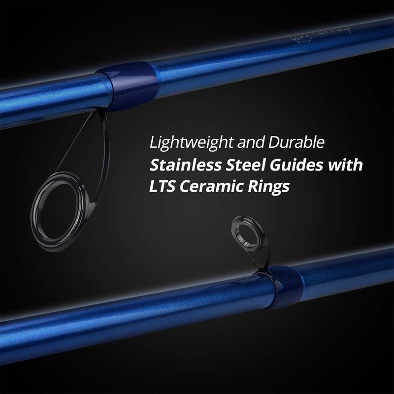 Kastking Compass Telescopic Fishing Rods and Combo, Sensitive Graphite Composite Blank, Easy to Travel, Packs to Just 17" in Length, Stainless Guides and Ceramic Rings, Combos w/ 4+1BB Spinning Reel - Image 4
