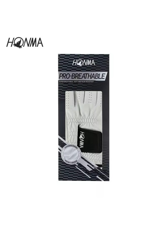 Honma Casual Comfortable Stretch Bionic Sheepskin Gloves Gc13225 White 23cm - Image 4